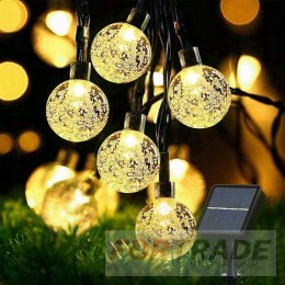 Garden lights solar balls 50led/5m ww