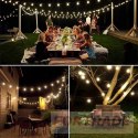 Garden lights solar balls 50led/5m ww