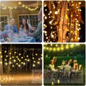 Garden lights solar balls 50led/5m ww