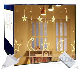 Decorative curtain stars and moons ww