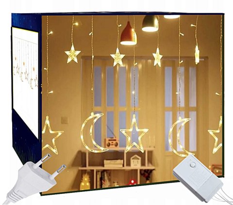 Decorative curtain stars and moons ww