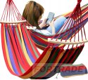 1-PERSON GARDEN HAMMOCK WITH A GARDEN RAIL, STRONG SINGLE PERSON 260X80 CM