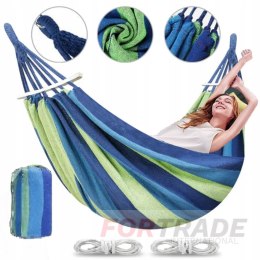 1-PERSON GARDEN HAMMOCK WITH A TOURIST RAIL, STRONG, SINGLE 260X80CM