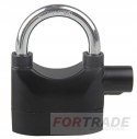 Padlock with alarm