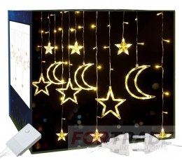 Decorative curtain stars and moons high-low ww