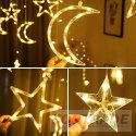 CURTAIN GARLAND LIGHTS CHRISTMAS TREE LED CHAIN ​​LIGHTS FOR THE WINDOW CHRISTMAS TREE