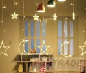 CURTAIN GARLAND LIGHTS CHRISTMAS TREE LED CHAIN ​​LIGHTS FOR THE WINDOW CHRISTMAS TREE