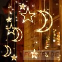 CURTAIN GARLAND LIGHTS CHRISTMAS TREE LED CHAIN ​​LIGHTS FOR THE WINDOW CHRISTMAS TREE