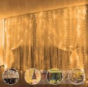 200 led usb curtain + ww remote control