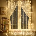 200 led usb curtain + ww remote control