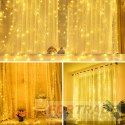 LED CURTAIN HANGING LAMPS ICILS LIGHT GARLAND FOR BALCONY 8 PROGRAMS