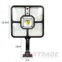 LED SOLAR STREET LAMP WITH MOTION AND DUSK SENSOR, POWERFUL GARDEN