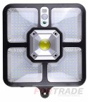 LED SOLAR STREET LAMP WITH MOTION AND DUSK SENSOR, POWERFUL GARDEN