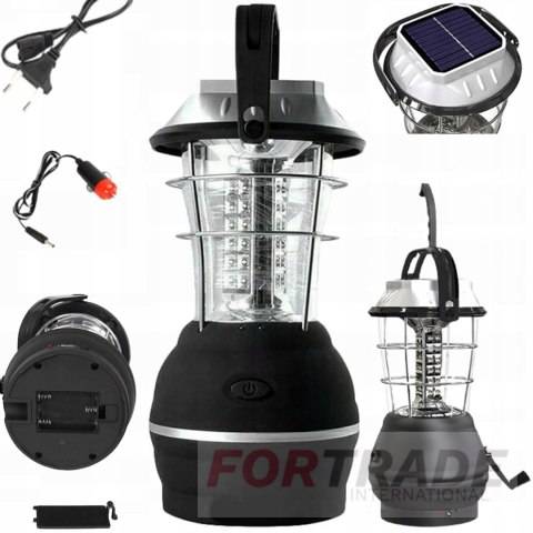 TOURIST CAMPING LAMP SOLAR LED BATTERY RECHARGEABLE WITH DYNAMOUS