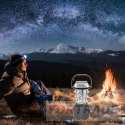 TOURISTISCHE CAMPINGLAMPE SOLAR-LED-BATTERIE WIEDERAUFLADBAR MIT DYNAMOUS