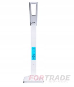 LED-SCHREIBTISCHLAMPE MIT USB-INDUKTIONSLADEGERÄT SCHULLAMPE THERMOMETER DATEN