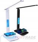 LED DESK LAMP WITH USB INDUCTION CHARGER SCHOOL LAMP THERMOMETER DATA