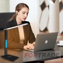 LED DESK LAMP WITH USB INDUCTION CHARGER SCHOOL LAMP THERMOMETER DATA