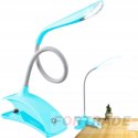 Desk lamp clip touch white