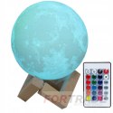 NIGHT LAMP MOON STANDING LAMP FOR THE BEDROOM 3D DESK LAMP WITH REMOTE CONTROL COLOR