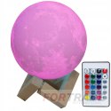 NIGHT LAMP MOON STANDING LAMP FOR THE BEDROOM 3D DESK LAMP WITH REMOTE CONTROL COLOR