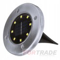 Gartenlampen solarscheibe rgb 8 led