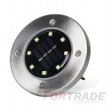 Lampki ogrodowe solar dysk 8 led