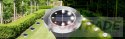 Gartenlampen solarscheibe 8 led