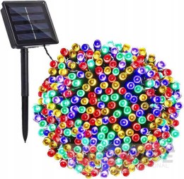 SOLAR CHRISTMAS LAMPS, COLORFUL, OUTDOOR, GARLAND 200 LED, CHRISTMAS