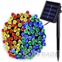 SOLAR CHRISTMAS LAMPS, COLORFUL, OUTDOOR, GARLAND 200 LED, CHRISTMAS