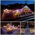 SOLAR CHRISTMAS LAMPS, COLORFUL, OUTDOOR, GARLAND 200 LED, CHRISTMAS