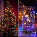 SOLAR CHRISTMAS LAMPS, COLORFUL, OUTDOOR, GARLAND 200 LED, CHRISTMAS