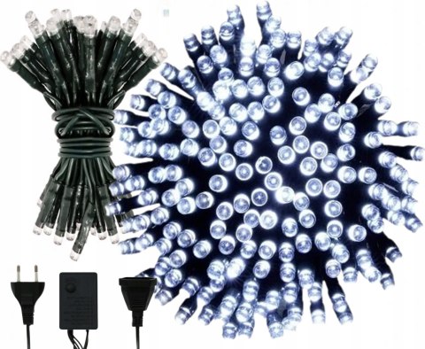 Christmas tree lights 100 led cw