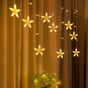 Decorative curtain stars in pyramid ww