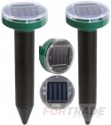 SOLAR REPELLER FOR MOLES VOLES RODENTS AGAINST MOLES FOR MOLES X 4