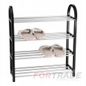 SHOES SHELF BOOKCASE CABINET STAND 4 LEVELS 12 PAIRS SHOES ORGANIZER