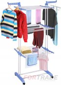 STANDING FOLDABLE LAUNDRY DRYER FOR CLOTHES, VERTICAL, REINFORCED, LARGE, 176CM