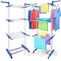 STANDING FOLDABLE LAUNDRY DRYER FOR CLOTHES, VERTICAL, REINFORCED, LARGE, 176CM