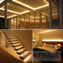 WARM WHITE WATERPROOF SELF-ADHESIVE DECORATIVE LED STRIP 5 METERS 28W