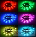 RGB-LED-STREIFEN USB MIT FERNBEDIENUNG 5V 3M HINTERGRUNDBELEUCHTUNG BUNTE LED WASSERDICHT