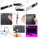 RGB LED STRIP USB WITH REMOTE 5V COLORFUL LED TV BACKLIGHT 2M + REMOTE