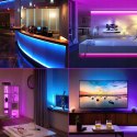 RGB LED STRIP USB WITH REMOTE 5V COLORFUL LED TV BACKLIGHT 2M + REMOTE