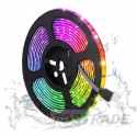 WATERPROOF RGB SMD LED STRIP 5M COLORFUL + REMOTE CONTROL FOR CABINET SHELVES