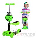 THREE-WHEEL BALANCING SCOOTER FOR CHILDREN, ADJUSTABLE, RIDE-RIDE WITH BASKET