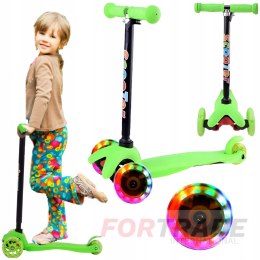 THREE-WHEELED BALANCING SCOOTER, FOLDABLE, CHILDREN'S RIDE RIDER, LUMINOUS WHEELS