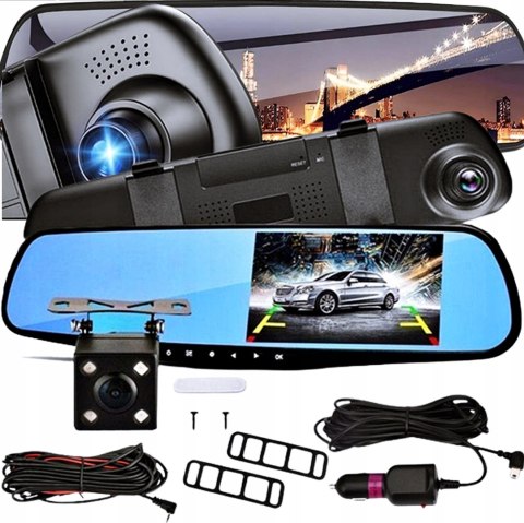 CAR CAMERA VIDEO DRIVING RECORDER REVERSING CAMERA MIRROR