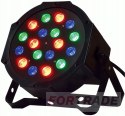 KOLOROFON DYSKOTEKOWY REFLEKTOR LED LASEROWY PROJEKTOR PARTY RGB DMX 18W