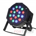 KOLOROFON DYSKOTEKOWY REFLEKTOR LED LASEROWY PROJEKTOR PARTY RGB DMX 18W