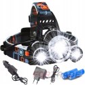 HEAD LAMP FOR THE HEAD 5XLED CREE HEAD LAMP POWERFUL, ADJUSTABLE WITH CHARGERS