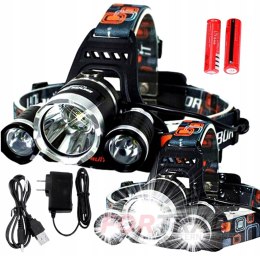 HEAD LAMP FOR THE HEAD 5XLED CREE HEAD LAMP POWERFUL, ADJUSTABLE WITH CHARGERS